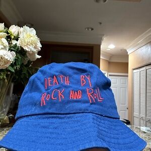 Rock and Roll Blue Bucket Hat